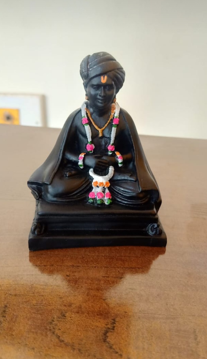 Sant Dnyaneshwar Maharaj Murti - High Quality Black Statue Made from ...